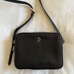 Kate Spade Black Pebbled Leather Purse
